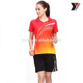 Unisex sportswear jersey tênis de secagem rápida de badminton vestir jersey camisa de vôlei